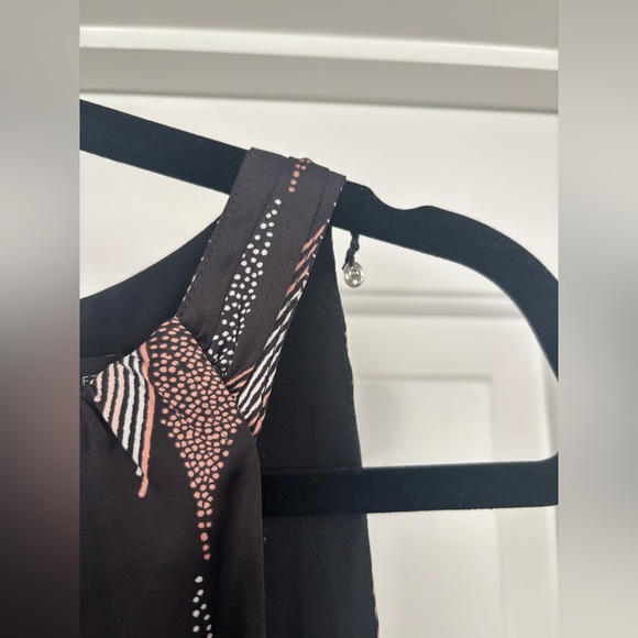 White House Black Market brown and pink top - Picture 4 of 5